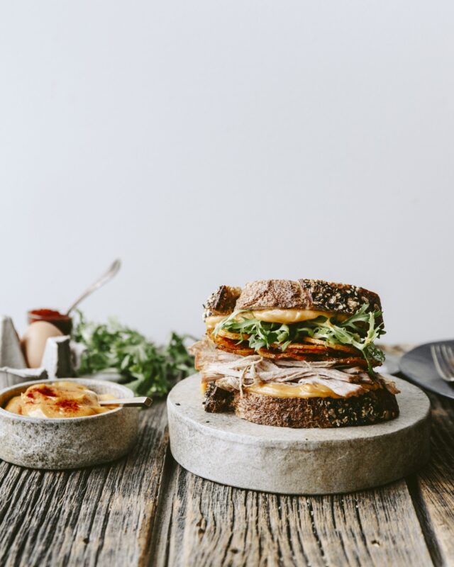 Sandwich effiloché de porc1