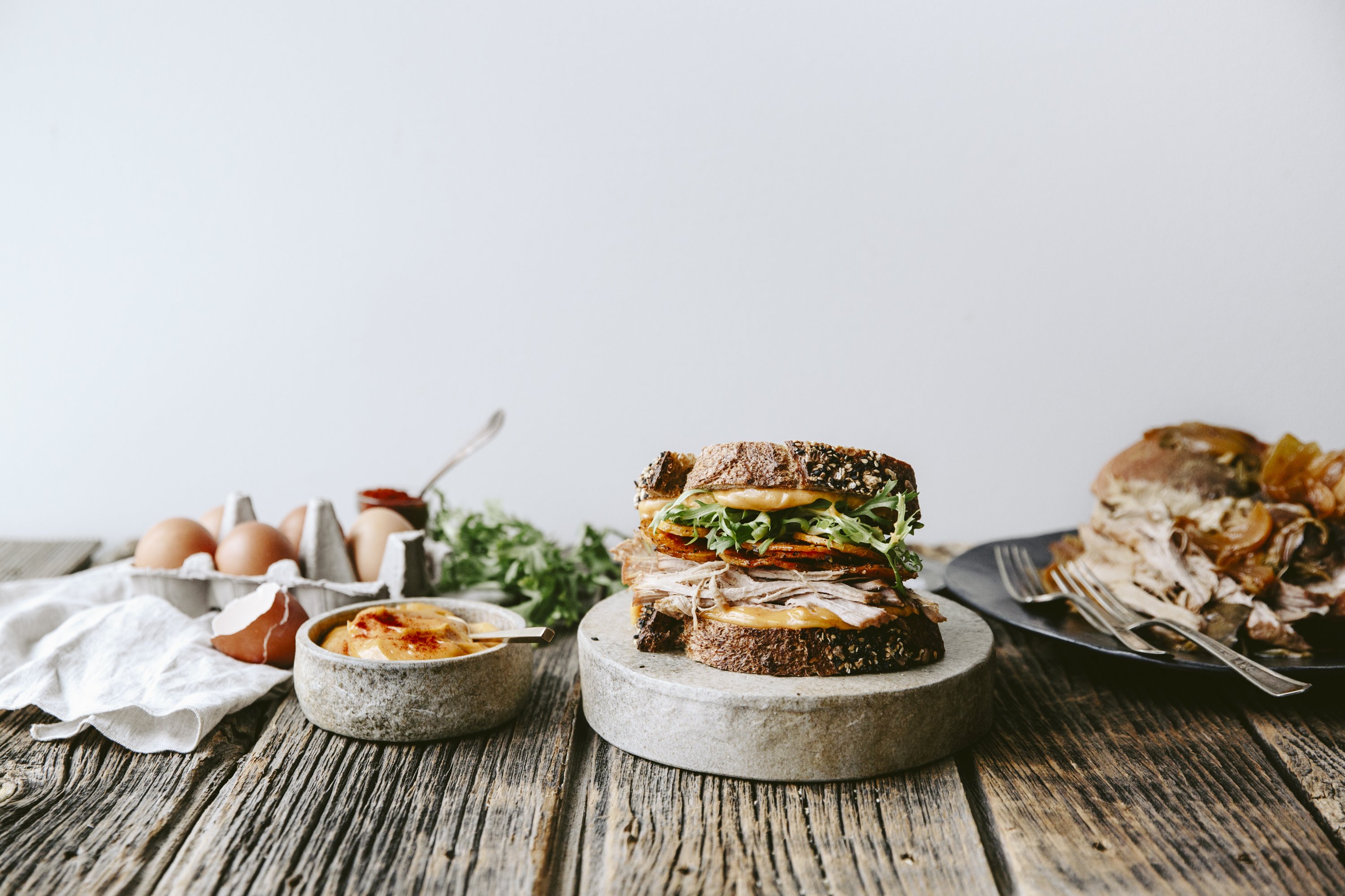 Sandwich effiloché de porc1