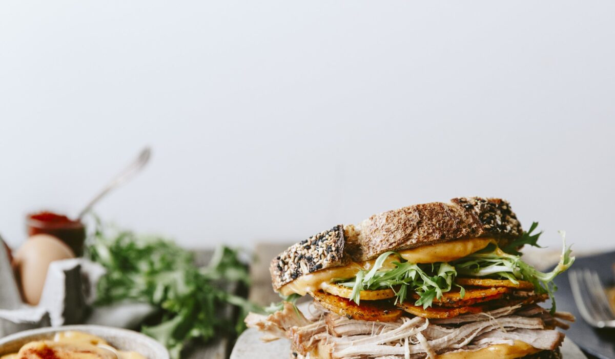 Sandwich effiloché de porc1