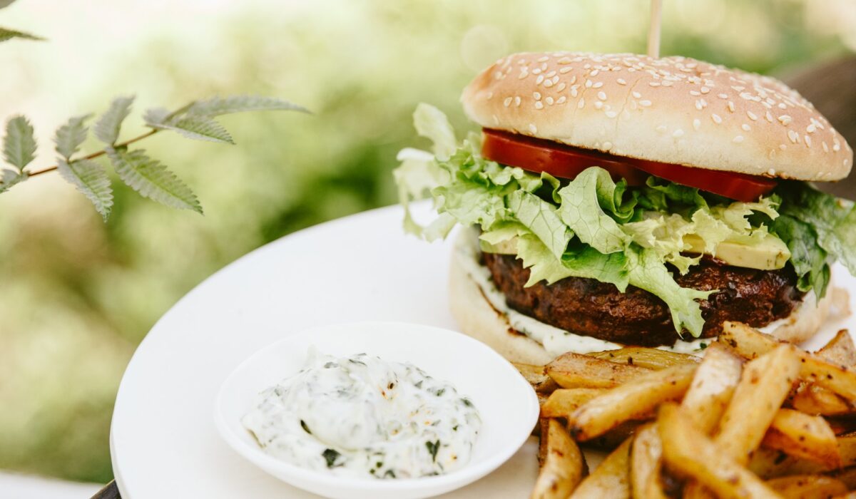 Burger végétarien aux haricots