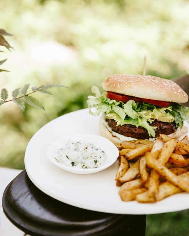 Burger végétarien aux haricots noirs