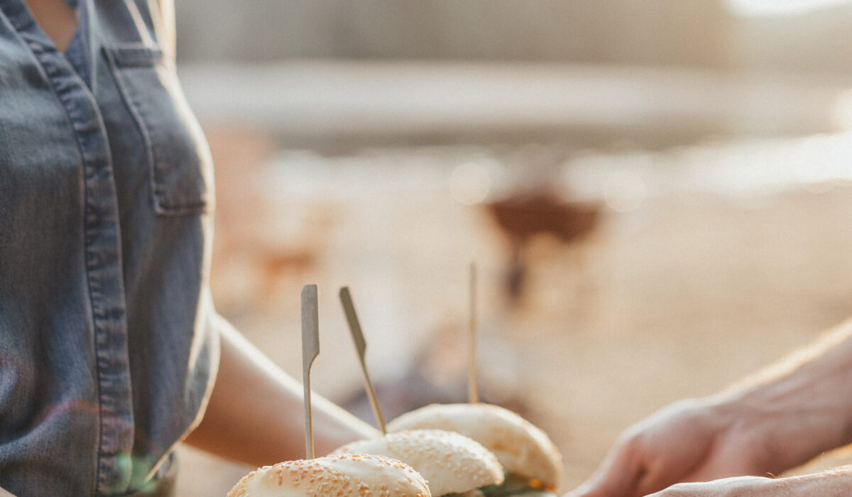 Burger patates douces