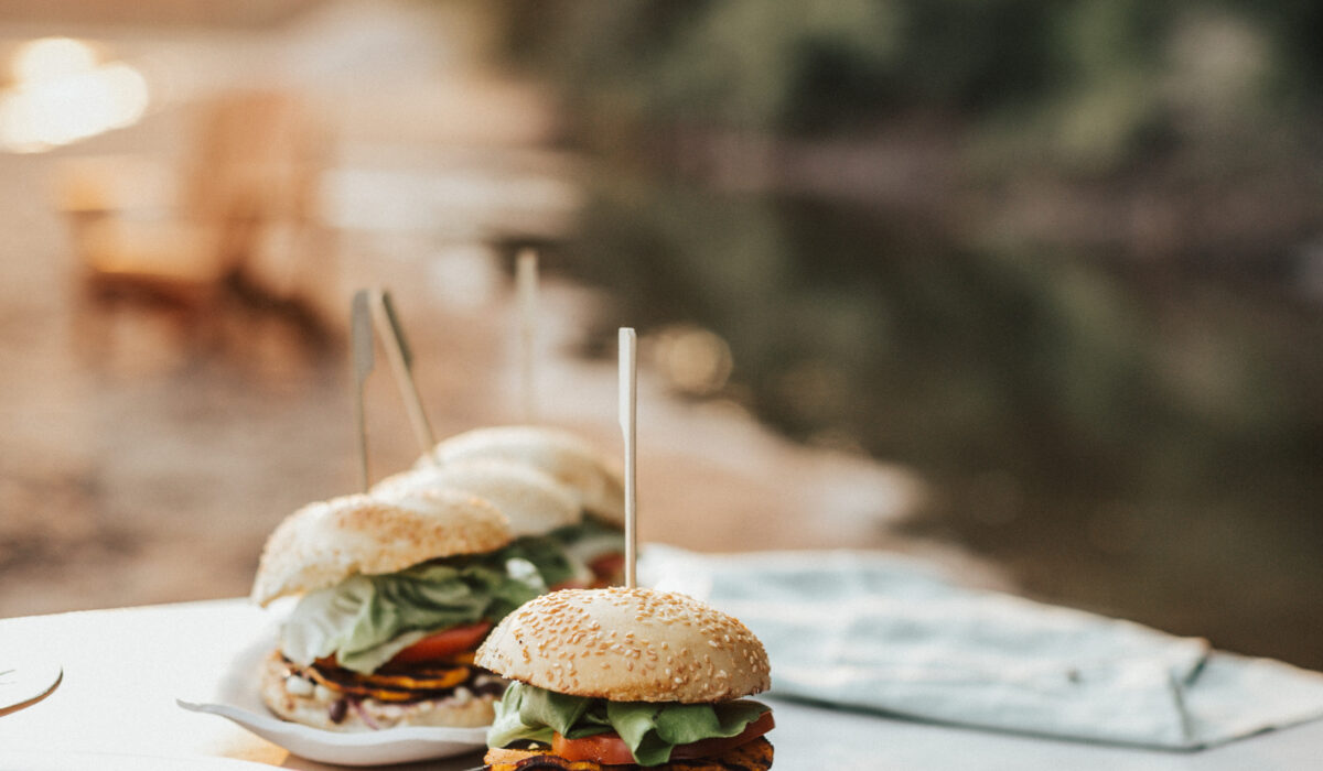 Burger patates douces