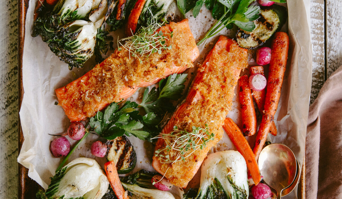 Easy 4 ingredients salmon fillets