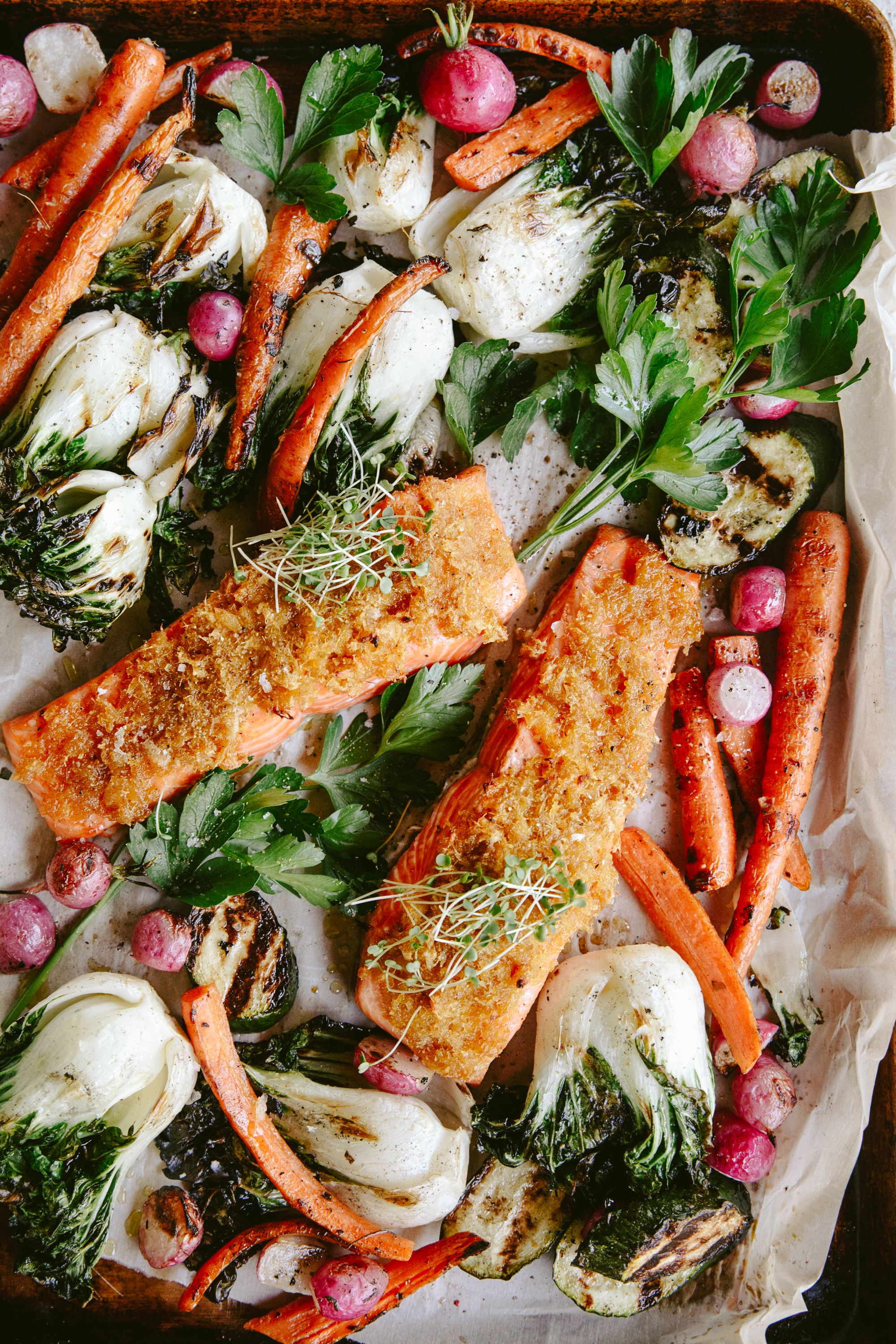 easy 4 ingredients salmon fillets