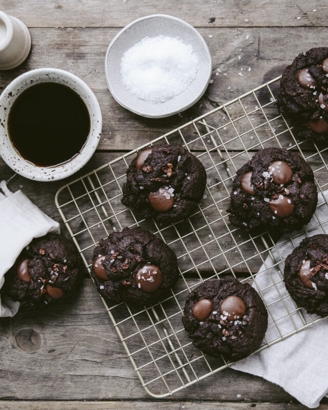 Biscuits végétaliens décadents au chocolat
