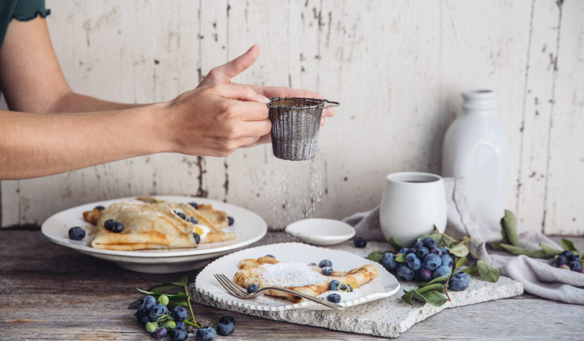 Crêpes au citron et pavot