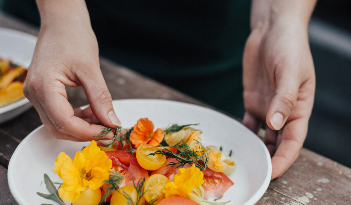 Salade de fleurs