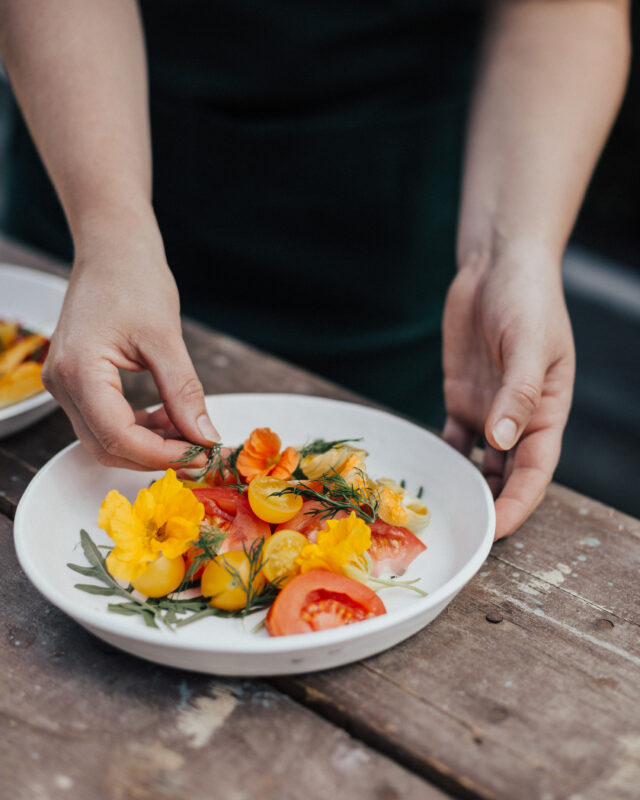 Salade de fleurs