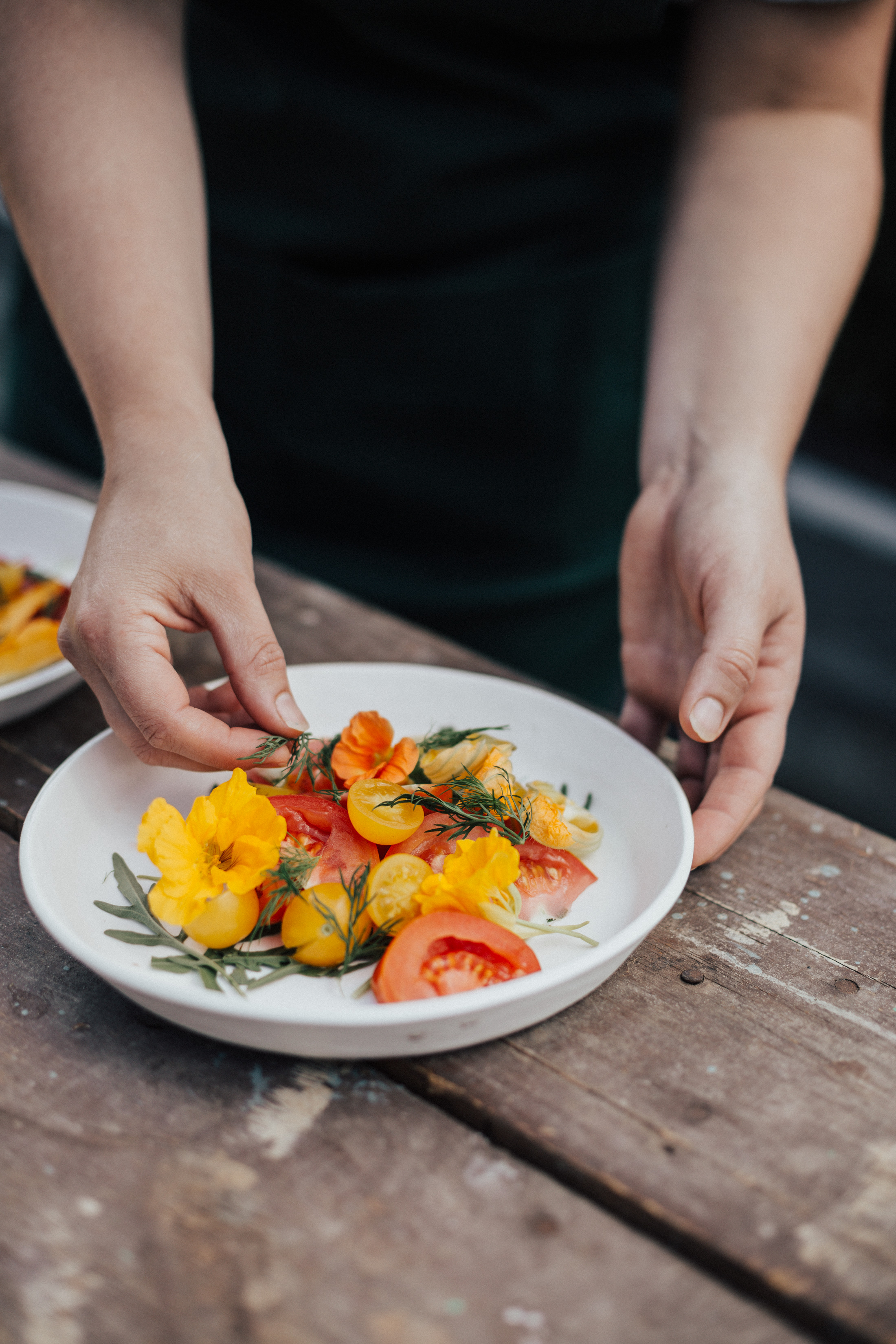 Salade de fleurs