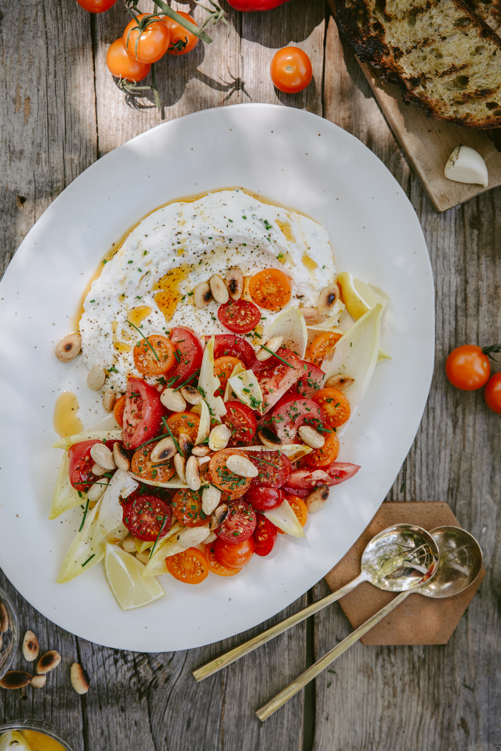 Salade de ricotta salée