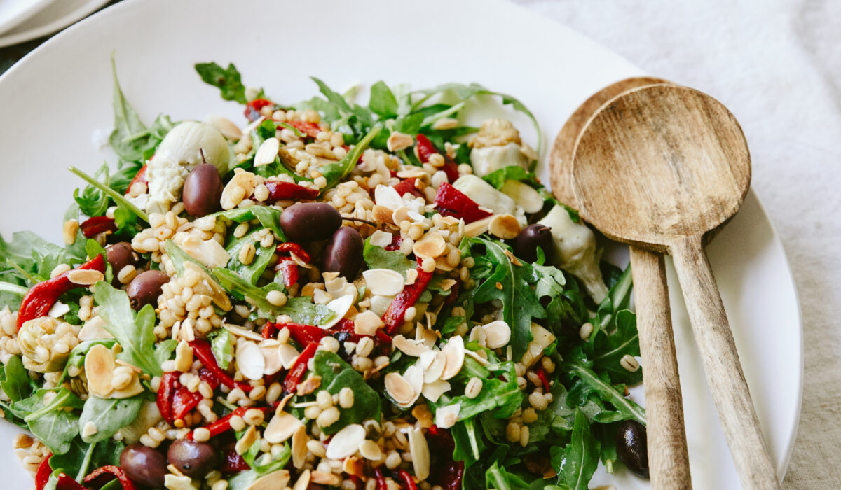 Salade d'orge et légumes