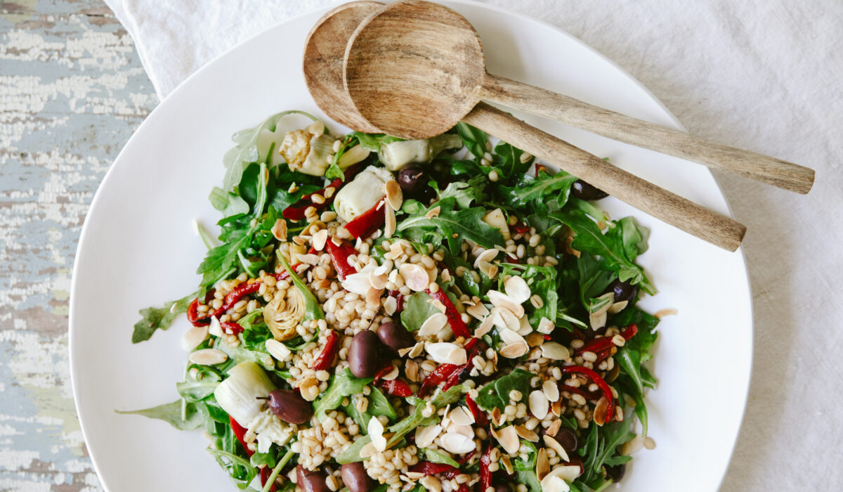 Salade d'orge et légumes