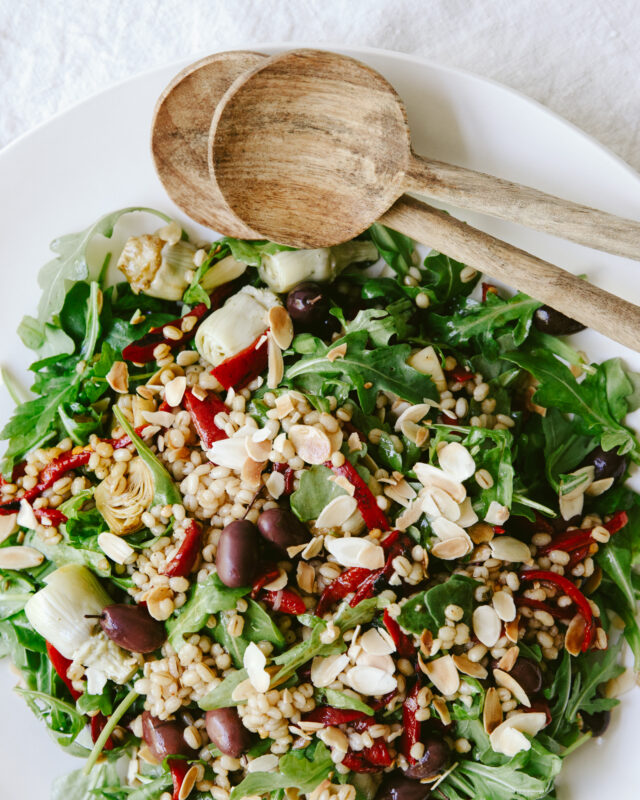 Salade d'orge et légumes