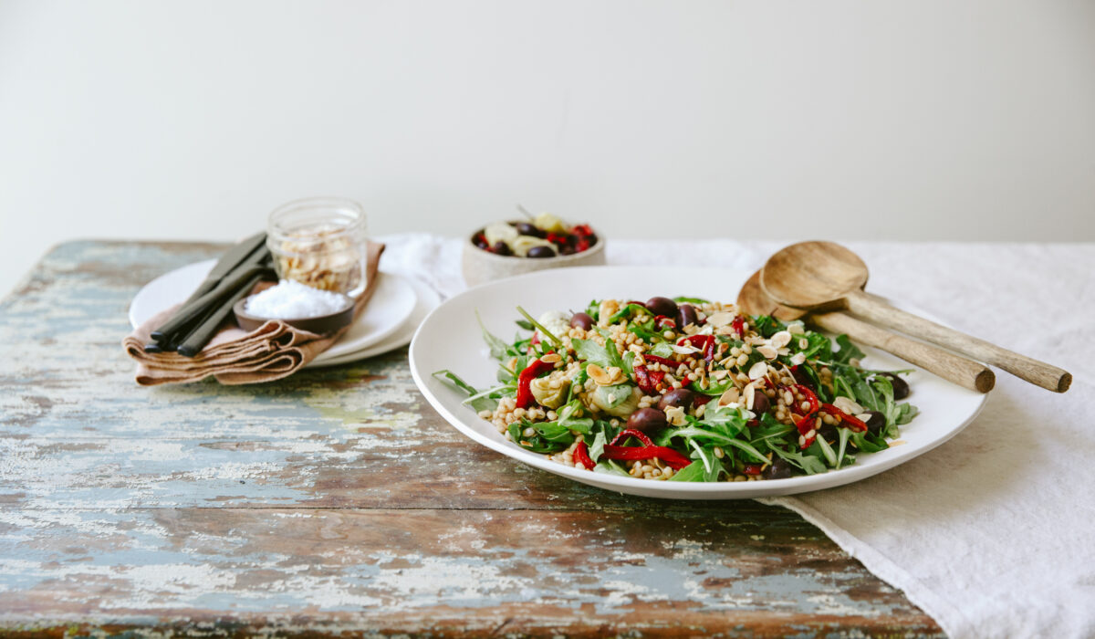Salade d'orge et légumes