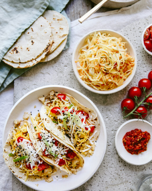 Tacos de tofu