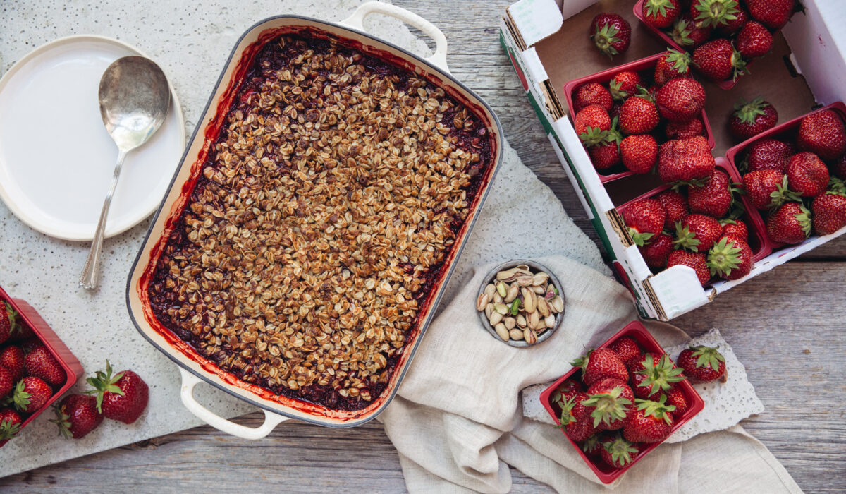 Croustade aux fraises