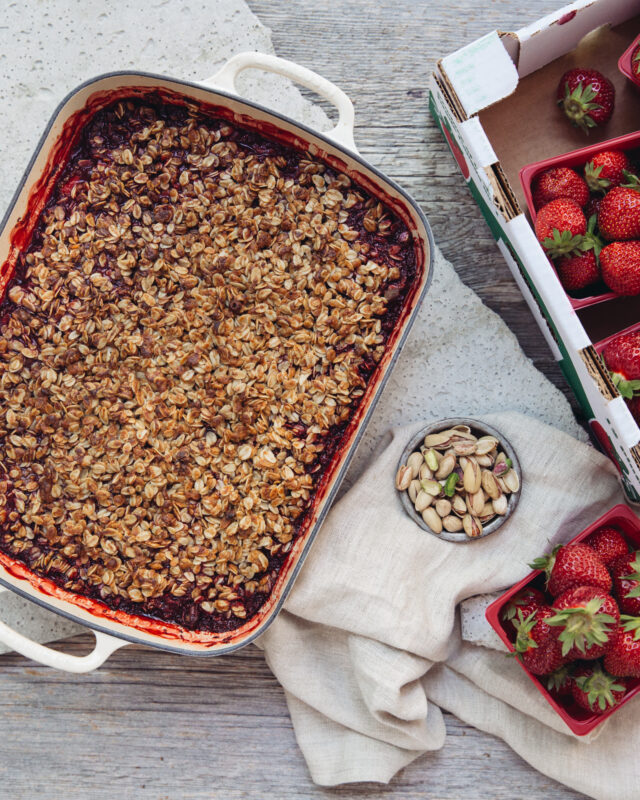 Croustade aux fraises