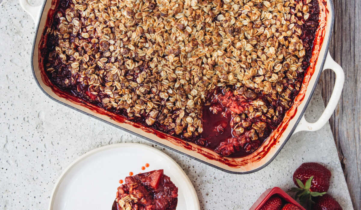 Croustade aux fraises