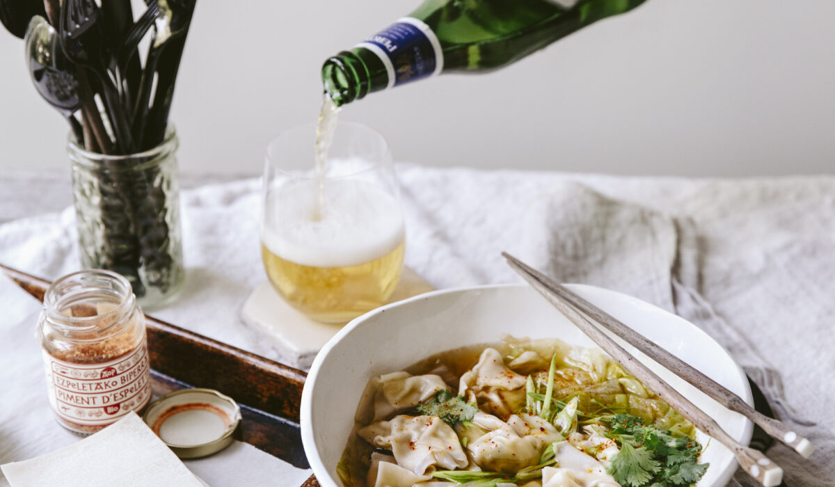 soupe wonton aux crevettes