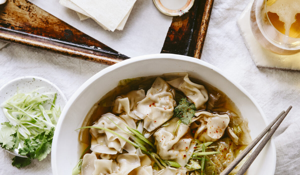 soupe wonton aux crevettes