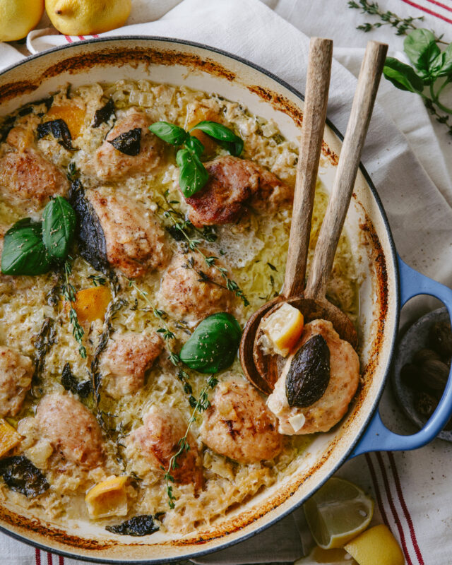 poulet au lait