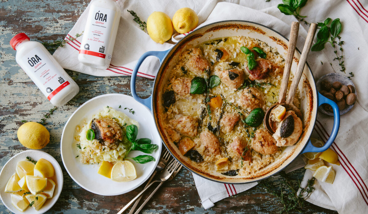 poulet au lait