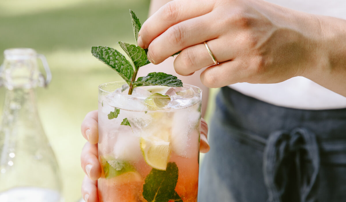 Mojito Rhubarbe