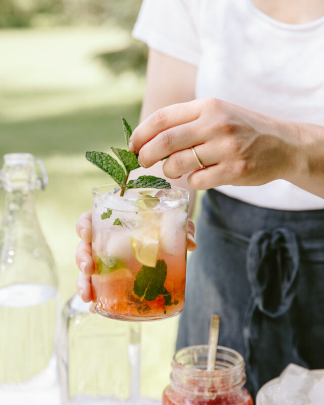 Mojito Rhubarbe