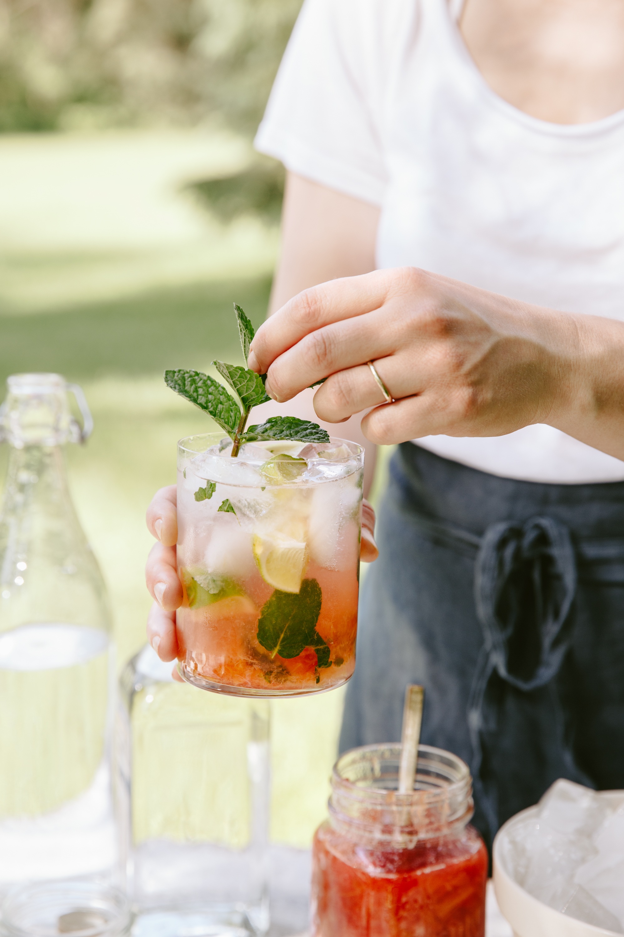 Mojito Rhubarbe