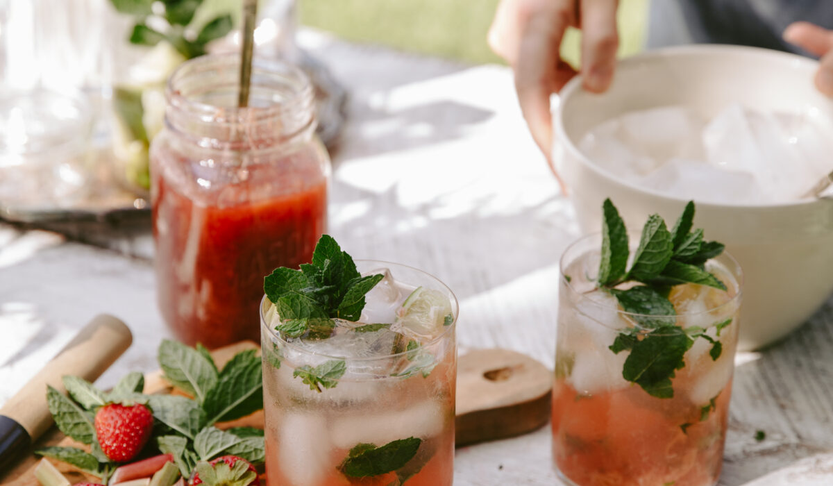 Mojito Rhubarbe